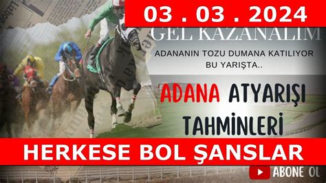﻿Sıralı 5 li bahis nedir: Pazar Adana 5 Koşu At Yarışı Sonuçları