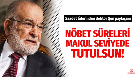 ﻿anadolu bet: karamollaoğlundan doktor şen paylaşımı: nöbet süreleri