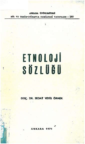 ﻿ber bes bet bey direkleri: (pdf) sedat veys örnek  etnoloji sözlüğü serpil aygun