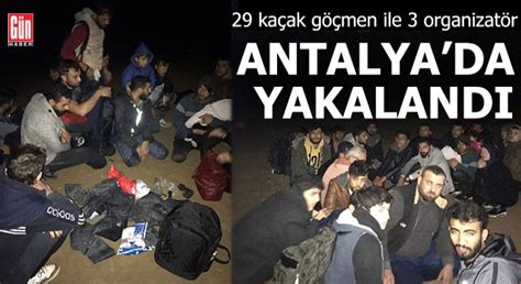 ﻿liman casino iletişim: antalyada 29 kaçak göçmen ile 3 organizatör yakalandı