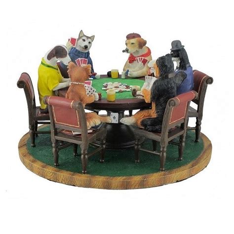 ﻿poker oynayan köpekler biblo: hayvanlar alemi bibloları
