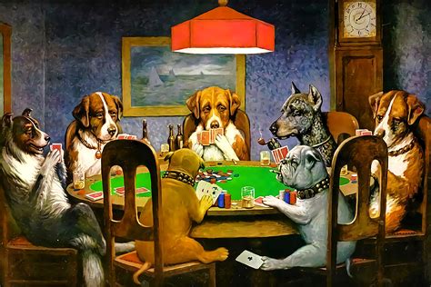 ﻿poker oynayan köpekler tablosu: ünlü ressamların ünlü resimleri   fwmail