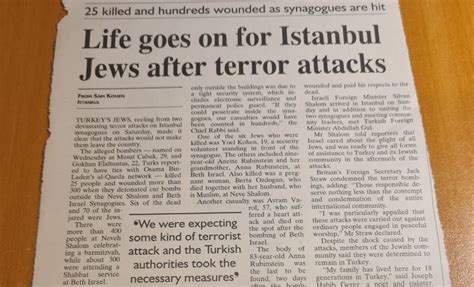 ﻿türk bet: sami kohenin kaleminden 2003 sinagog saldırıları şalom