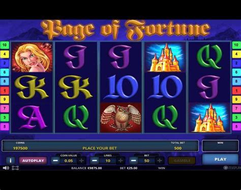  Слот Page Of Fortune Deluxe