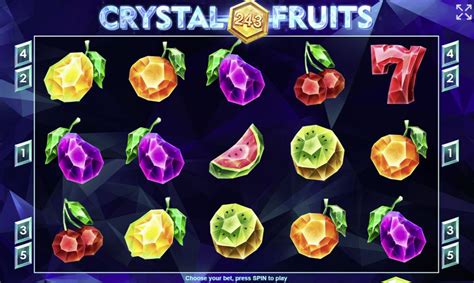  243 Crystal Fruits Reversed slot