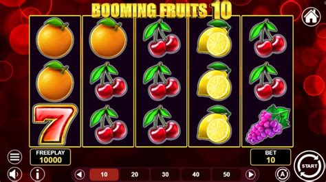  Booming Fruits 10 yuvası