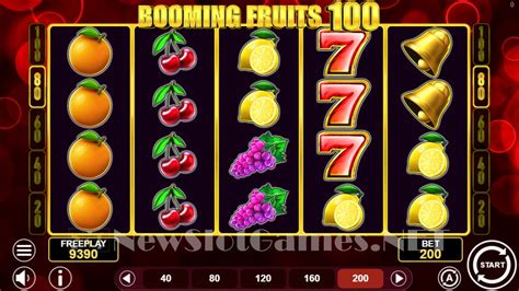  Booming Fruits 100 yuvası