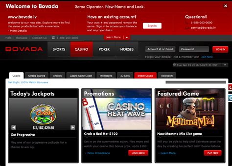  Bovada Casino - Мобільний спорт онлайн Bovada Lv.