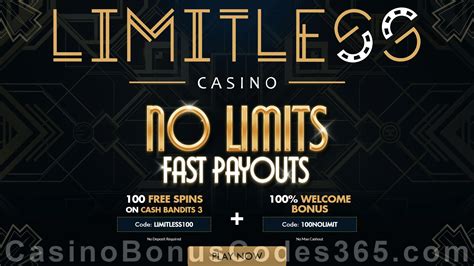  Bu synda Limitless Casino bonus kodlaryny we promo tapyň.