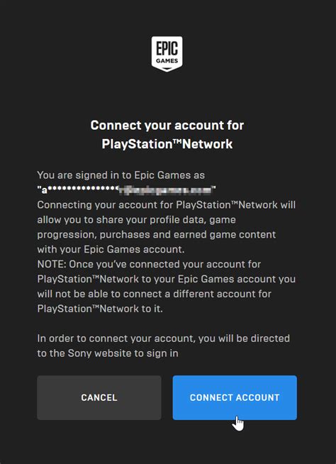  Connectez-vous à votre compte Epic Games.