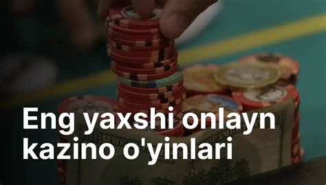  Eng yaxshi onlayn kazino o'yinlari - Top o'ynang.