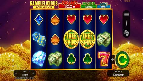  Gamblelicious Hold and Win slotu