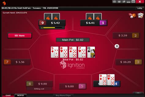  Onlayn Poker Ignition-da Real Money Poker oynayın.