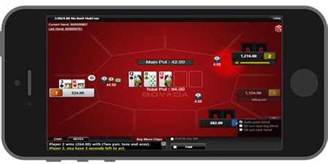 Poker sur l'application mobile Bovada.