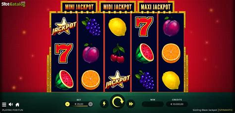  Sizzling Blaze Jackpot slotu