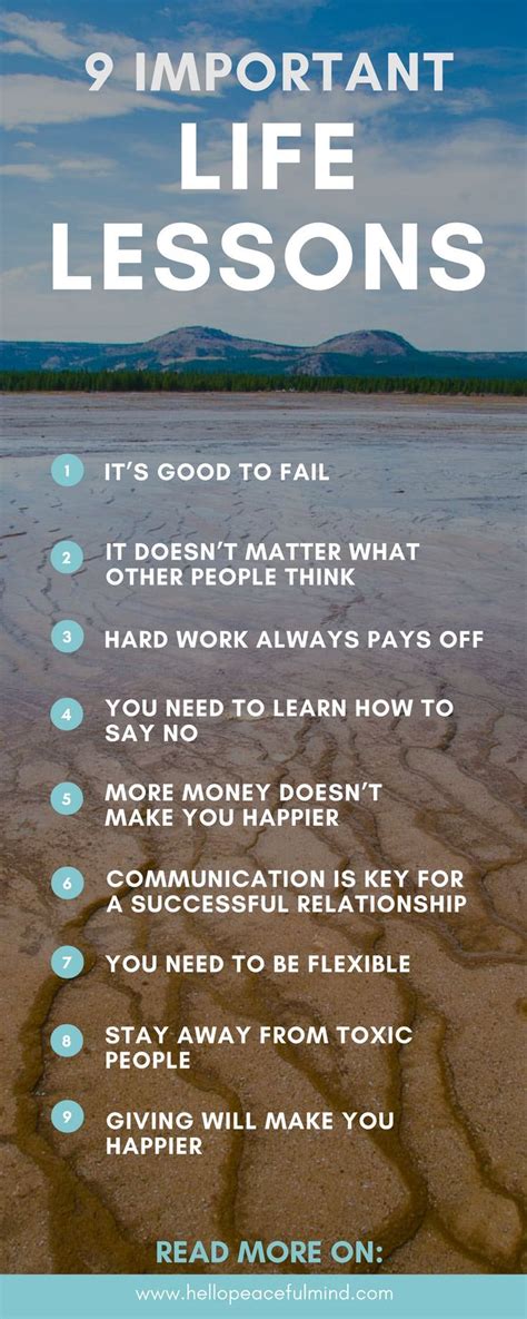 10 Important Life Lessons