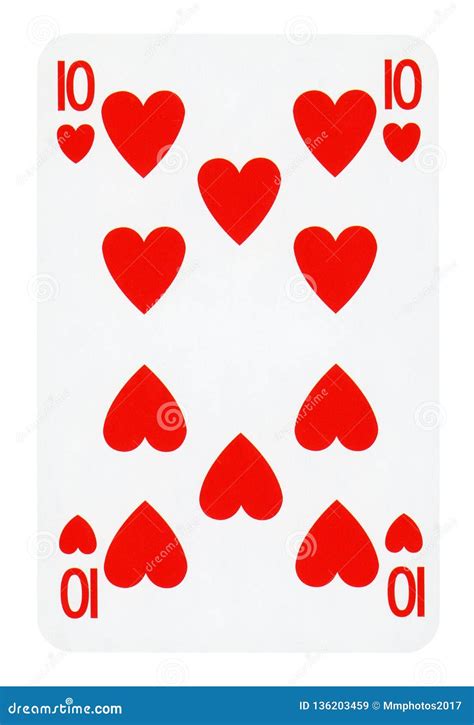 10 Of Hearts Playing Card Meaning