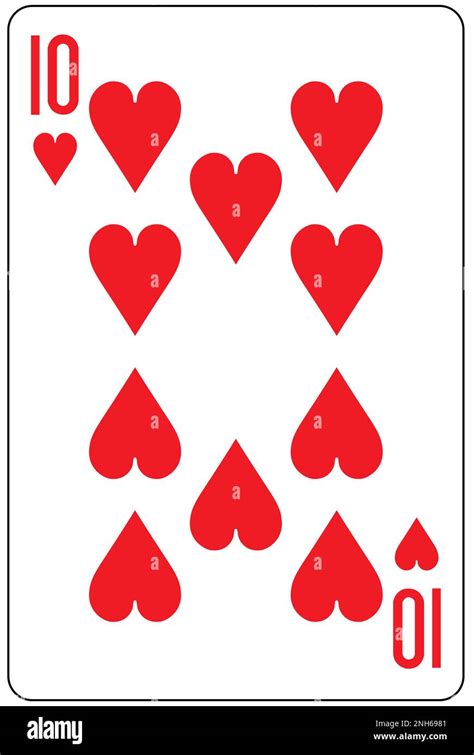 10 Of Hearts Playing Card Meaning