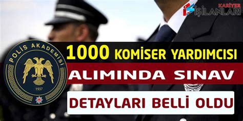 1000 komiser yardımcısı alımı