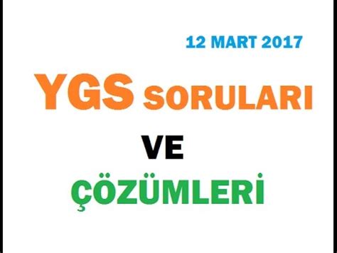 12 mart ygs