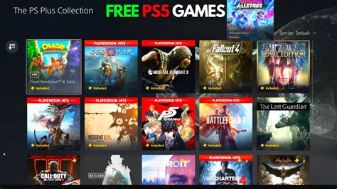 15 Free Games Ps5