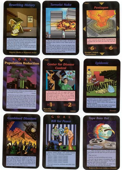 1982 Illuminati Card Game