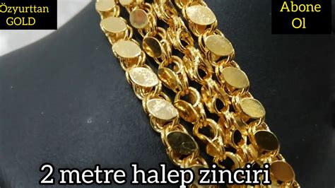 2 metre halep zinciri kaç gram