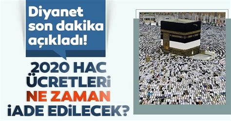 2020 hac ücretleri ne kadar oldu