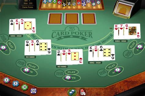 3 Card Poker Vs Slots