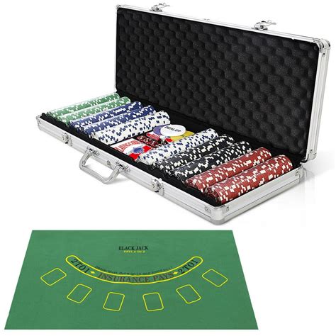 500 Chips Poker Set Case