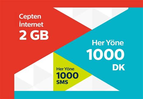 6 gb internet 1000 dk 1000 sms türk telekom