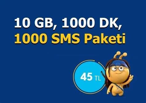 7 gb 1000 dk 1000 sms