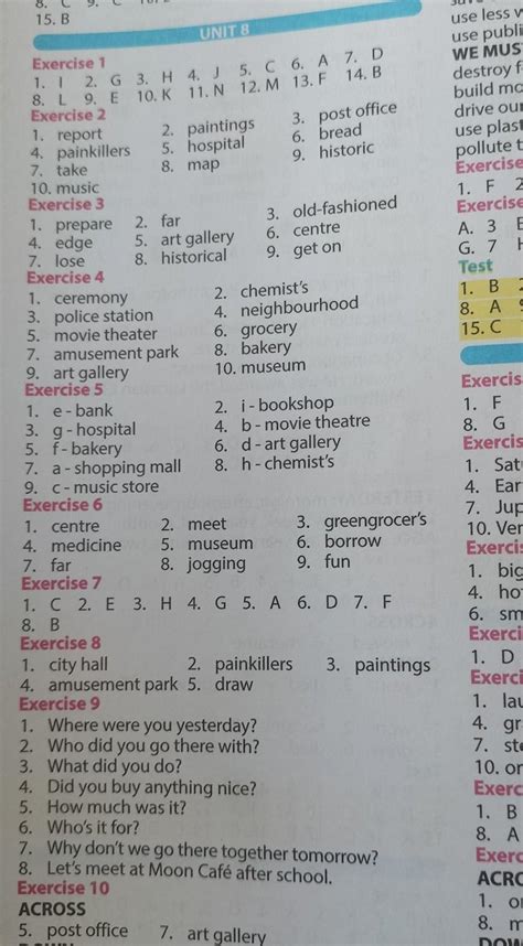 7 sınıf vocabulary book cevapları