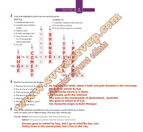 8 sınıf ingilizce kitabı sayfa 31