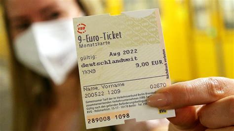 9 Euro Ticket Berlin Online