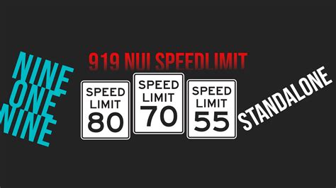 919 Speed Limits Fivem