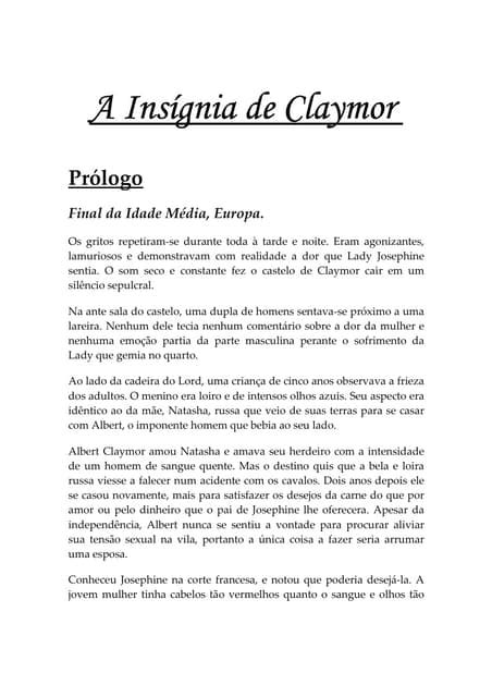 A insignia de claymor pdf download