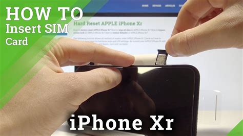 Accessing The Sim In Iphone Xr