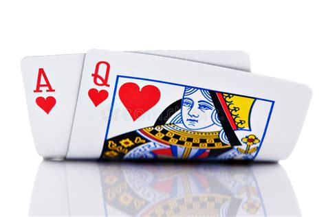 Ace and Queen in poker