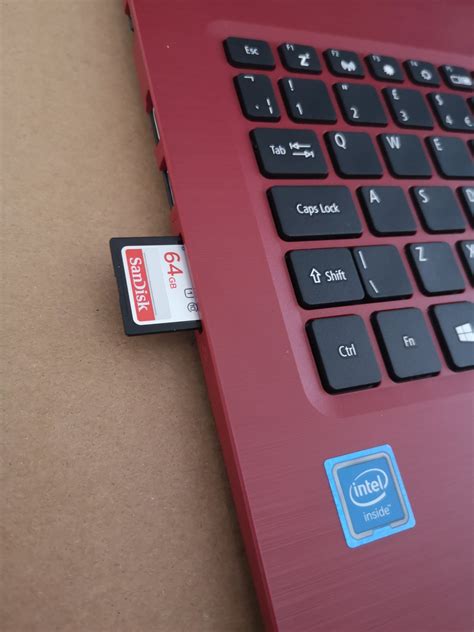 Acer Aspire Memory Card Slot