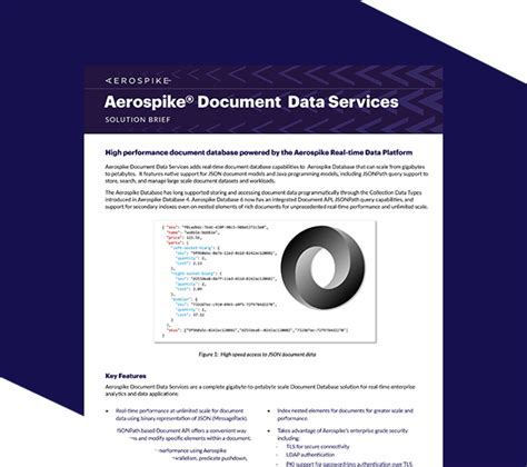 Aerospike document epub