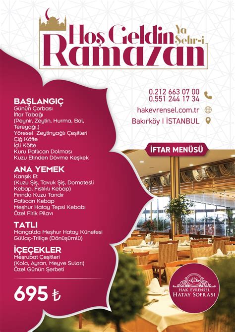 Ahsen hatay sofrası trabzon iftar menüsü