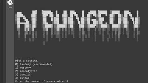 Ai Dungeon Generator