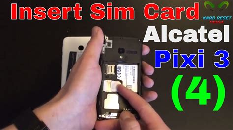 Alcatel Pixi 4 Tablet Sim Card Slot