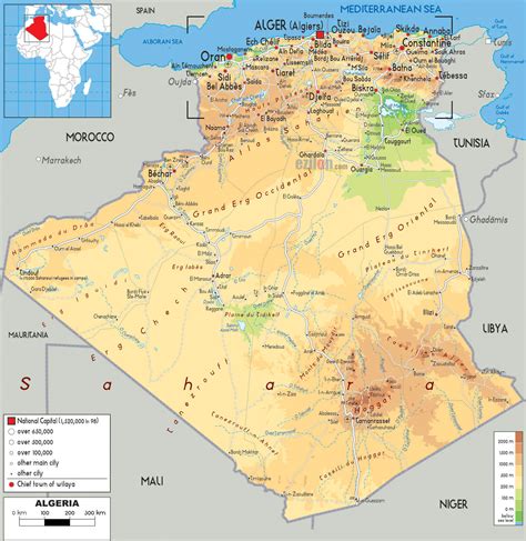 Algeria Google Maps
