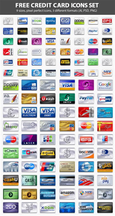 All Credit Card Logos