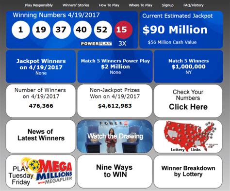 All States Lottery Numbers