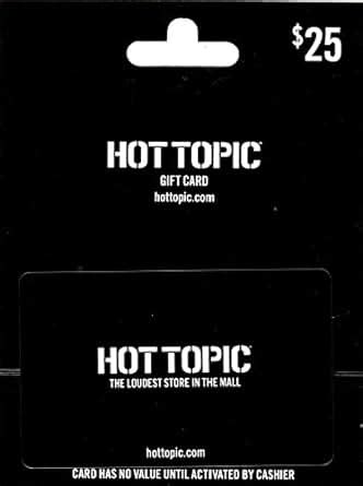 Amazon Hot Topic Gift Card