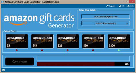 Amazon Store Card Generator