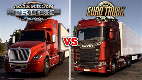 American Truck Vs Euro Truck